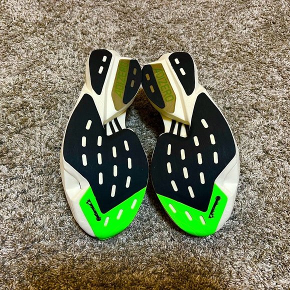 Adidas Adizero Adios Pro 3 (M6/W7) BRAND NEW Black/ Green size 7 Fit like 7.5 - Picture 5 of 8